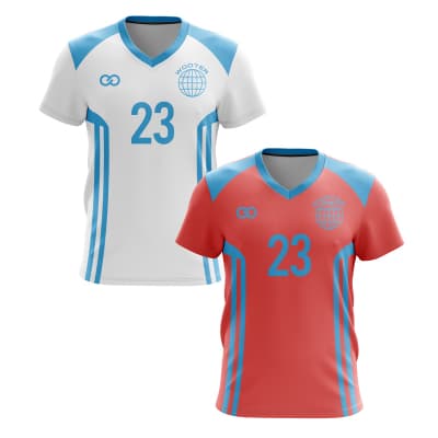 Custom Team Reversible Soccer Jerseys V-Neck