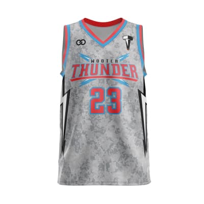 Buy Custom V-Neck Basketball Jerseys Online | Custom Basketball Jerseys | Wooter Apparel