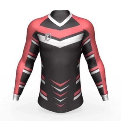 Custom Raglan Sleeve V-Neck Goalie Soccer Jerseys