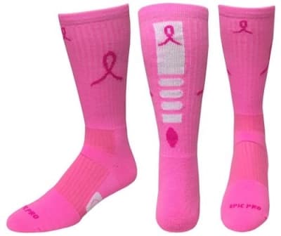 Breast Cancer Awareness Crew Socks: Support a Great Cause and Look Stylish at the Same Time