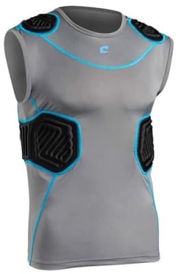 Champro Bull Rush Football Compression Shirt | High-Compression, Moisture-Wicking Protection
