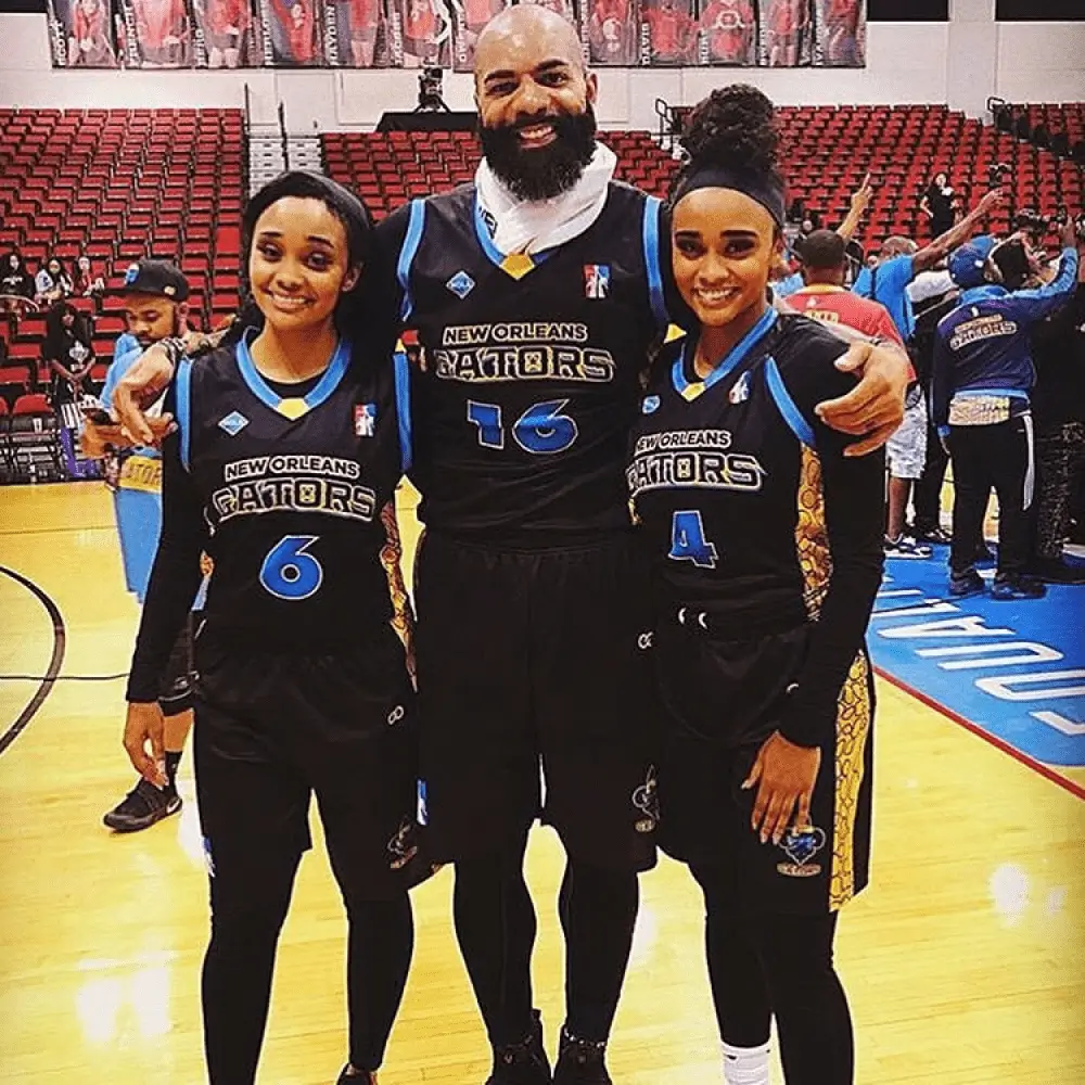 New Orleans Gators Basketball Uniforms | Black Yellow and Blue Basketball Uniforms | Carlos Boozer and The Gonzalez Twins Basketball | Global Mixed Gender Basketball League | Wooter