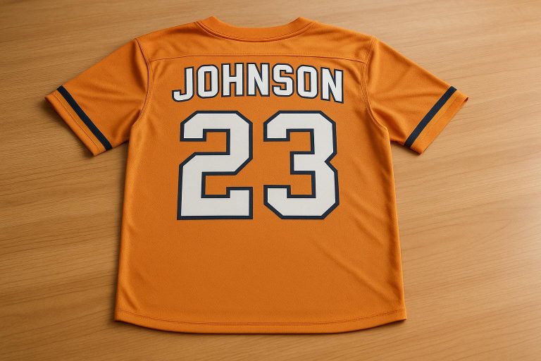 Checklist for Perfect Jersey Name and Number Placement