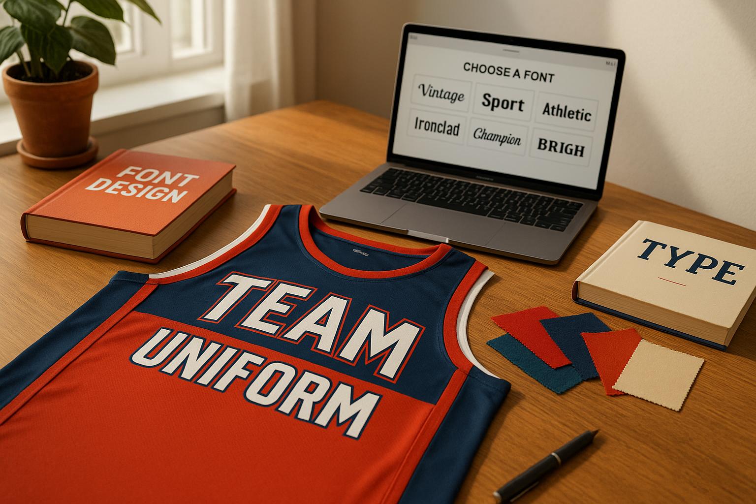 How to Choose Fonts for Custom Team Uniforms