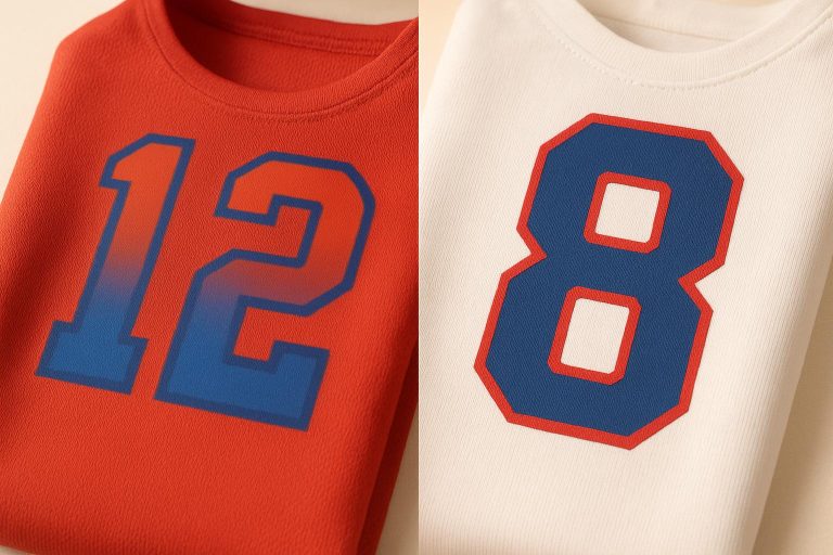 Sublimated Numbers vs. Screen-Printed Numbers
