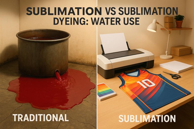 Sublimation vs. Traditional Dyeing: Water Use
