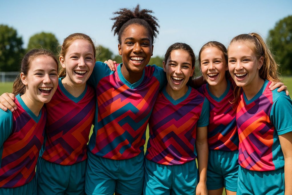How Custom Uniforms Boost Girls' Soccer Team Spirit