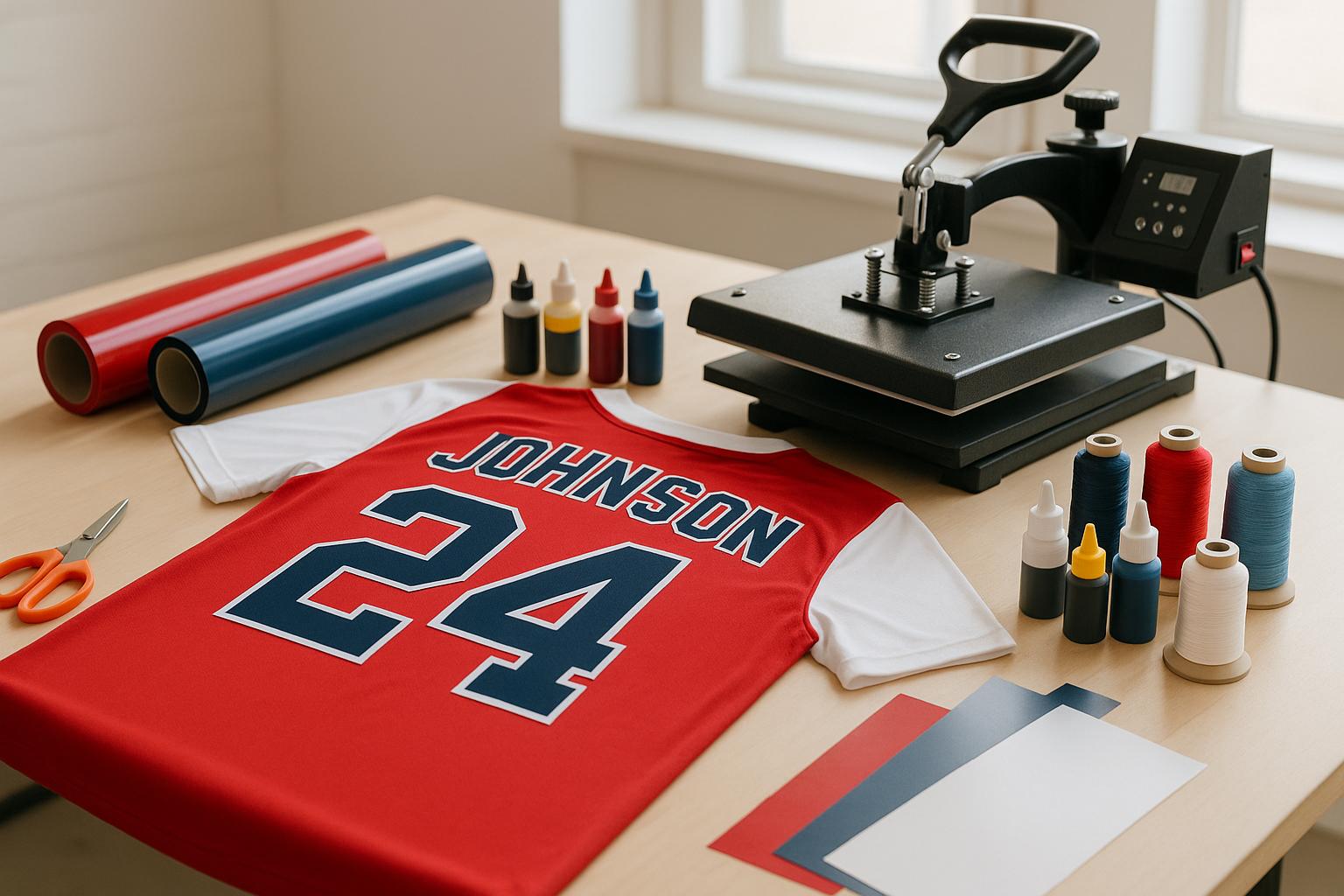 How to Add Player Names and Numbers to Uniforms