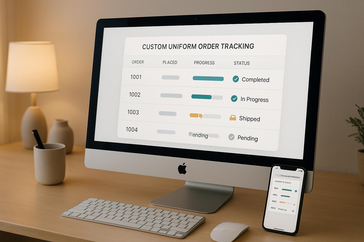 How to Track Custom Uniform Orders Online