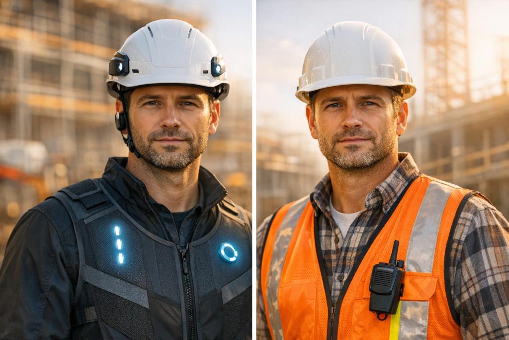 Wearable Sensors vs. Traditional Safety Gear