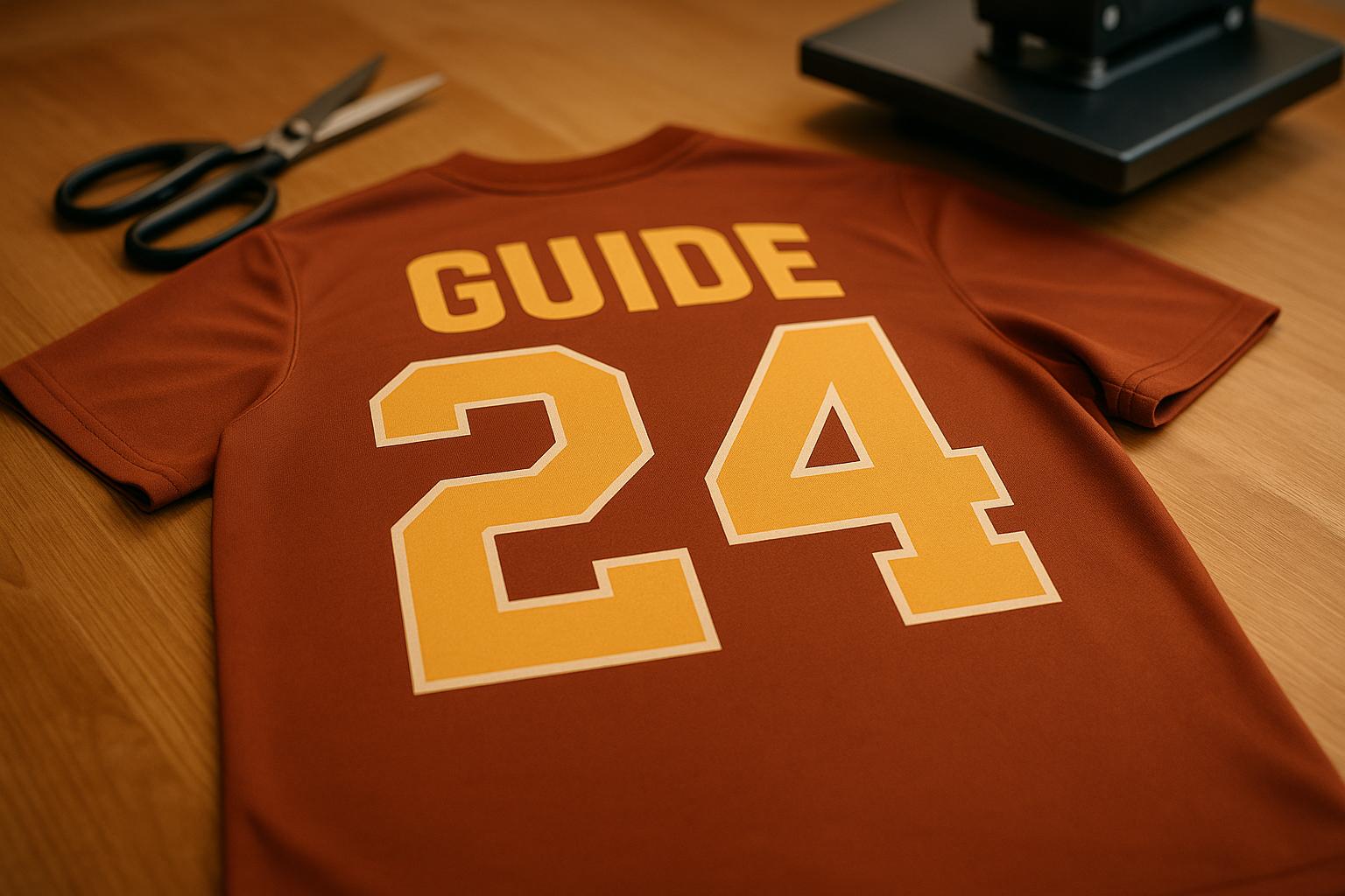 Guide to Customizing Jersey Fonts and Numbers
