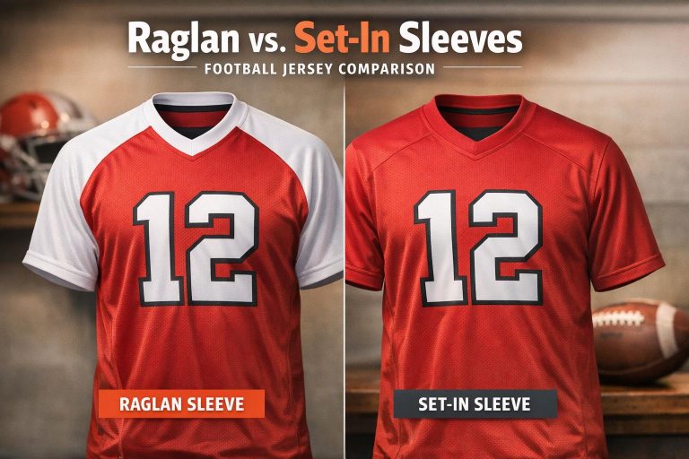 Raglan vs. Set-In Sleeves: Football Jersey Comparison