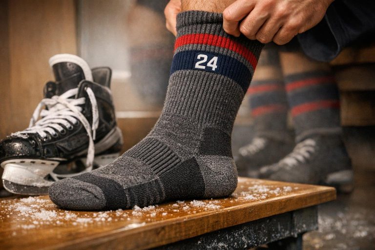 Custom Socks for Winter Sports Teams