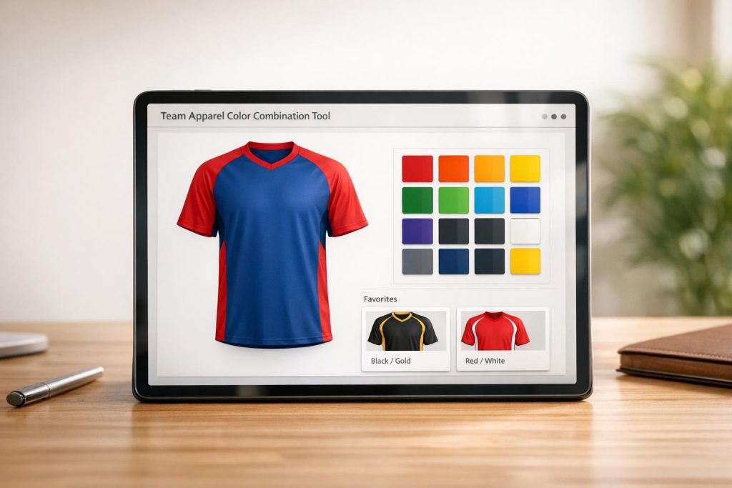 Team Apparel Color Combination Tool