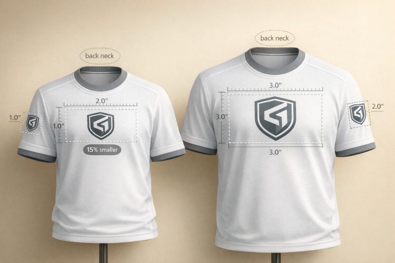 Scaling Logos for Youth vs. Adult Uniforms