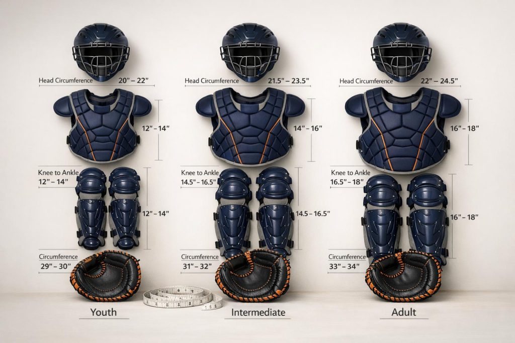Catcher Gear Sizing Chart: Youth and Adult Explained