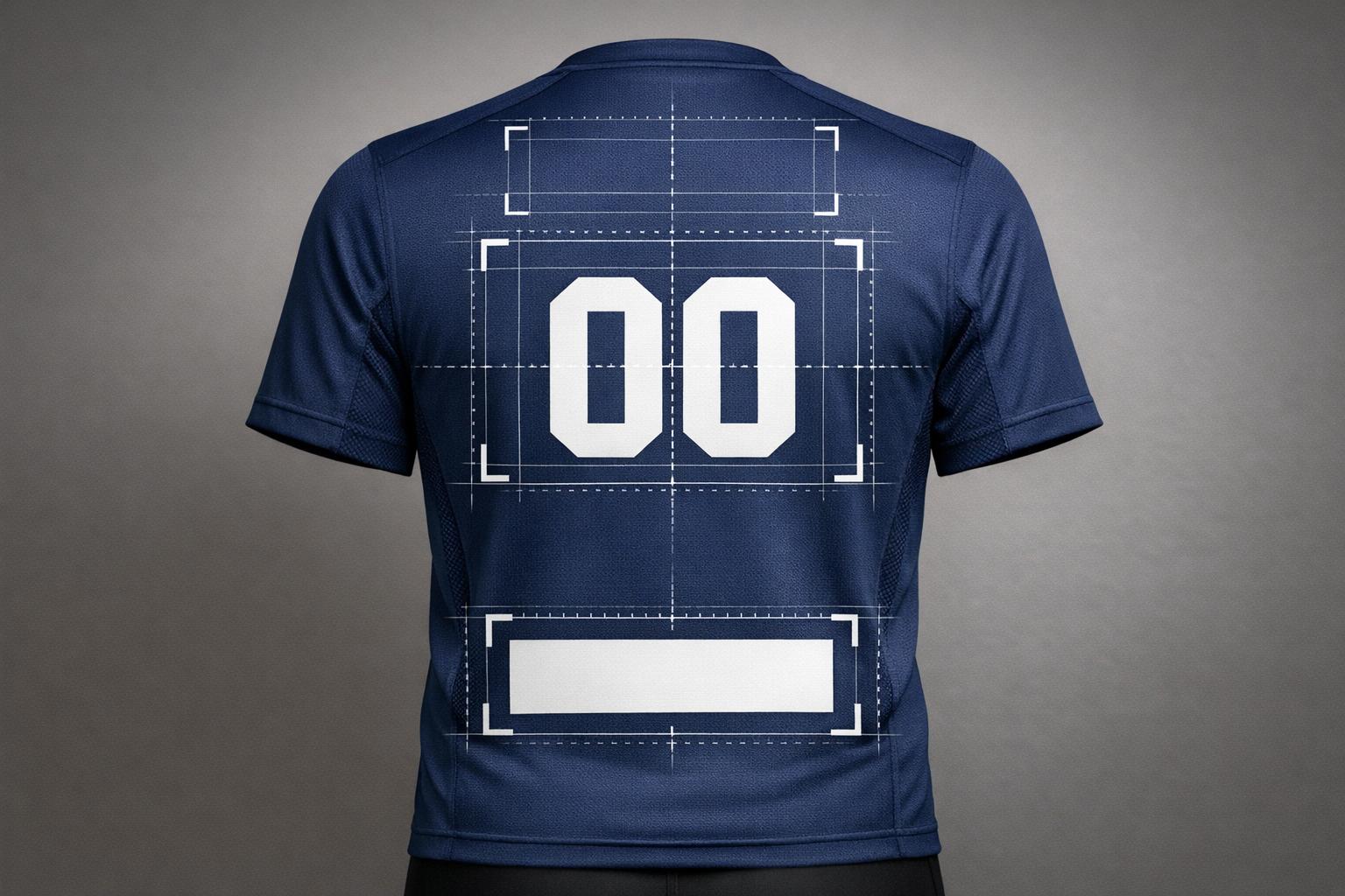 Back Logo Placement Guide for Custom Jerseys