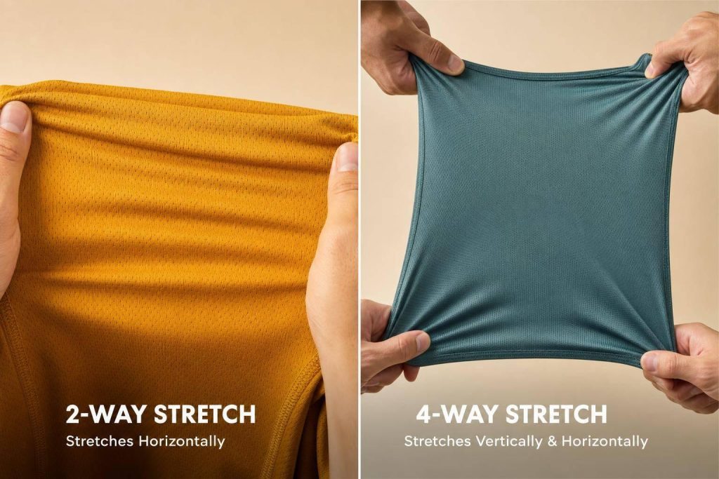 4-Way Stretch vs. 2-Way Stretch: Key Differences