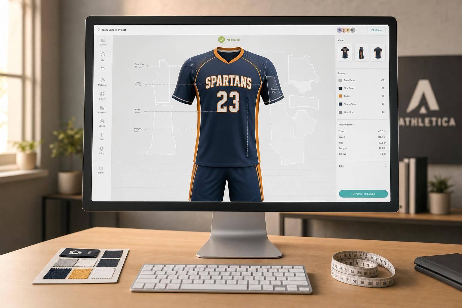3D Uniform Design Tools for Teams
