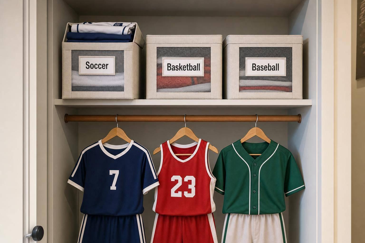 How to Store Sports Uniforms Between Seasons