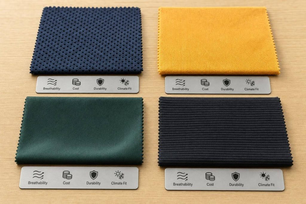 Sports Uniform Material Comparison Guide