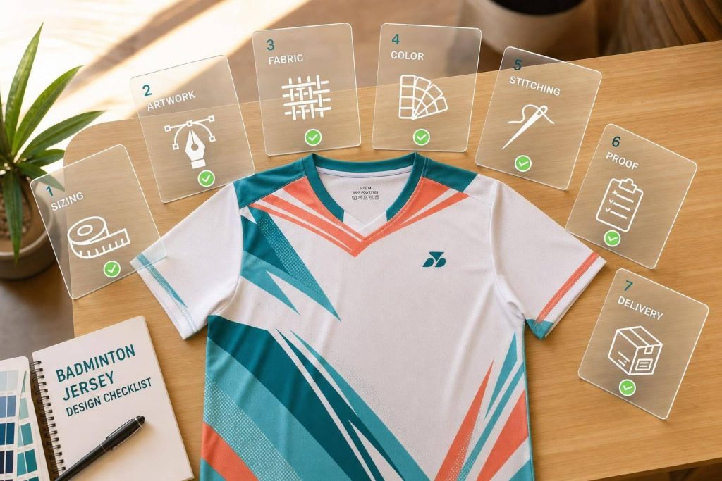 Checklist for Designing Sublimated Badminton Jerseys